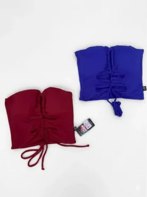 Cropped com Amarração Frontal – Ajuste Confortável e Estilo Versátil